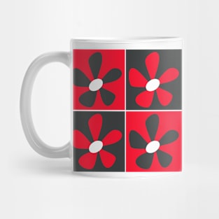 Red Flower Mug